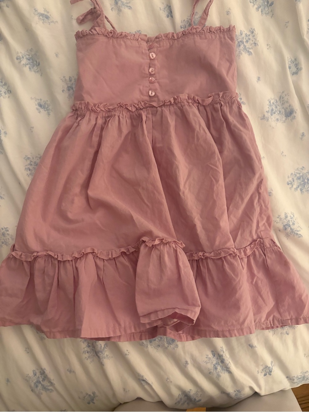 Jamie Kay Dusty Pink Ruffle Sundress